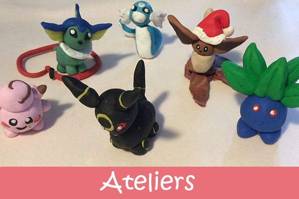 Atelier pâte fimo Pokémons