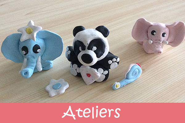 Atelier pâte fimo Animaux et Pokémons