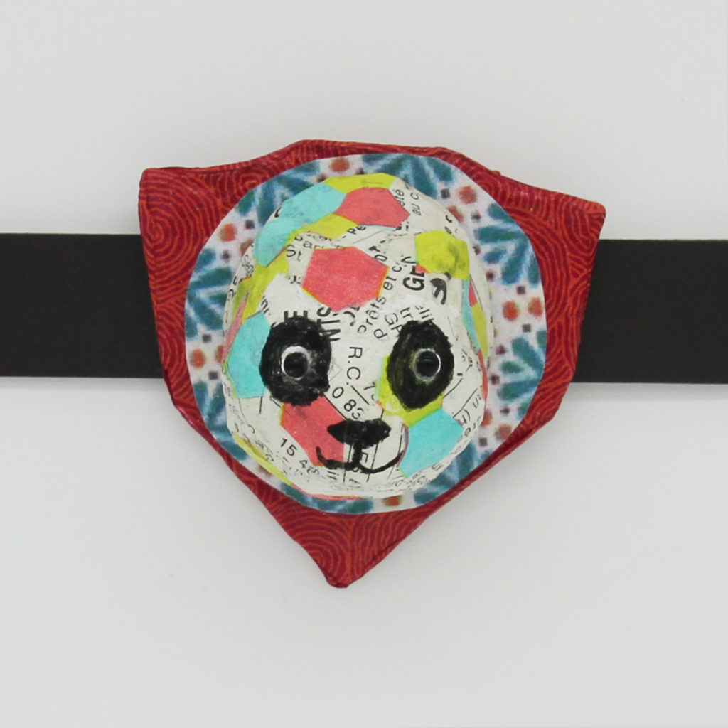 Magnet panda en papier mâché